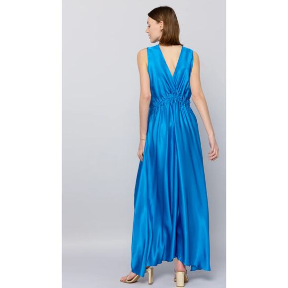 Sofia Lela Twisted Keyhole Maxi Dress in Azalia Pink M/L - Picture 5 of 5